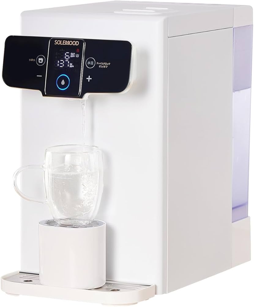 Amazon | SOLEMOOD 還元水素水生成器 高濃度水素水生成器 浄水器