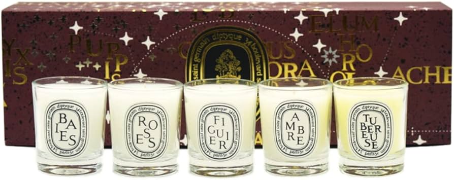 Diptyque Set of 5 35g Small Scented Candles Limited Edition