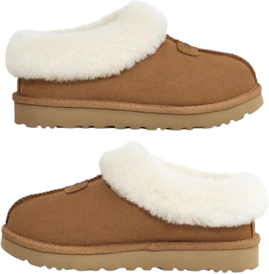 Amazon | [アグ] ムートン ボア スリッポン スリッパ スエード