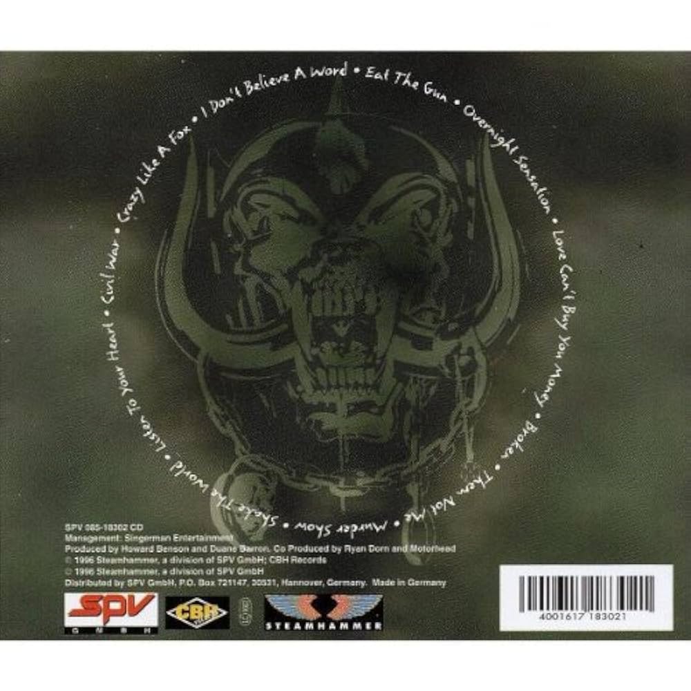 MOTORHEAD - Overnight Sensation - Amazon.com Music