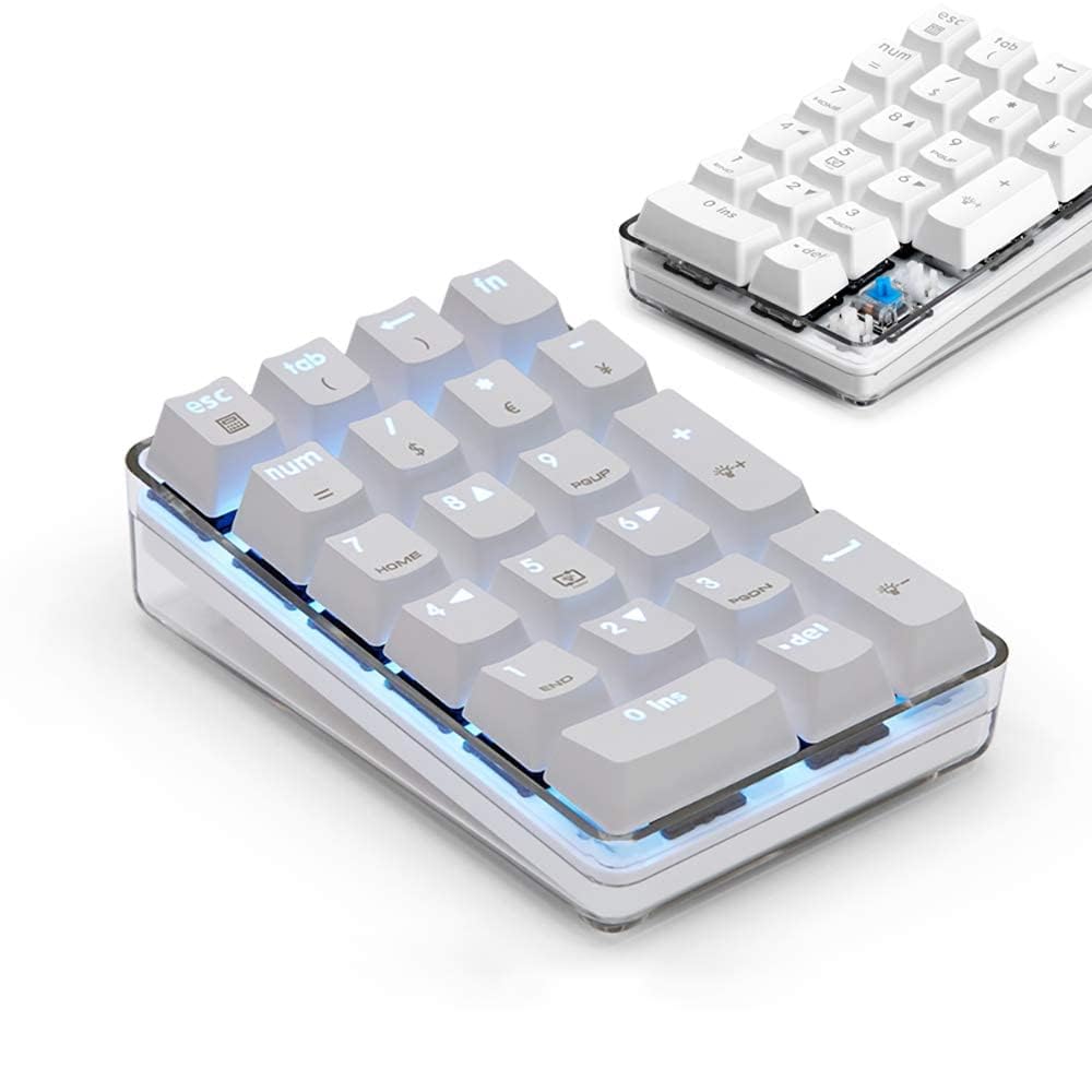 Amazon | メカニカル 21キー USB接続 ゲーミング ミニキーボード 5000