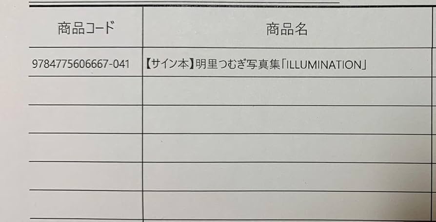 Amazon.co.jp: ／直筆サイン本明里 つむぎ 写真集「ILLUMINATION