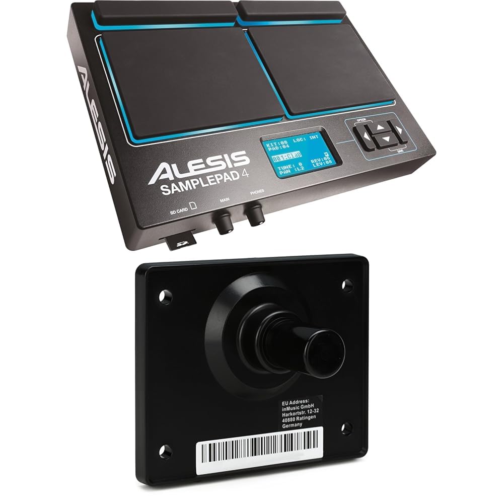 Amazon.com: Alesis Sample Pad 4 + Module Mount - Percussion/Sample