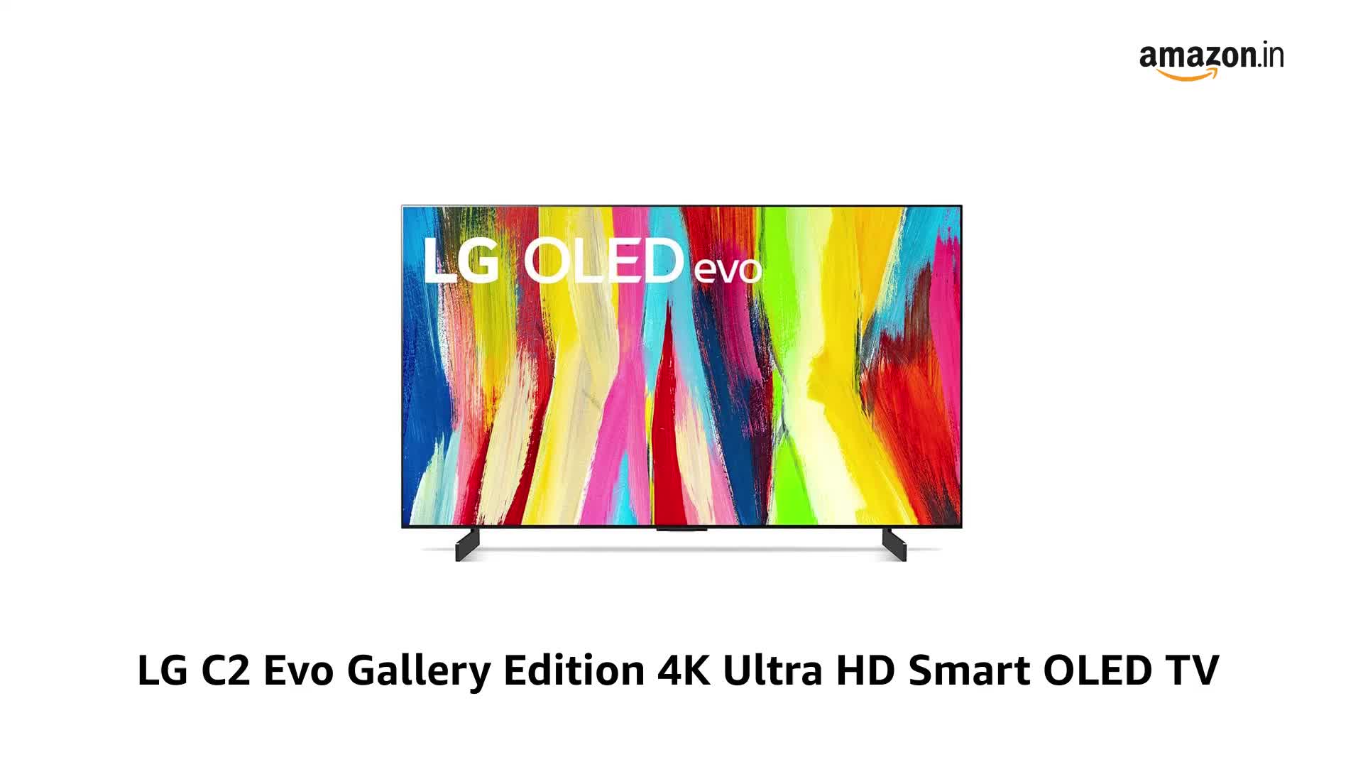 LG 106 cm (42 inches) 4K Ultra HD Smart OLED TV 42C2PSA (Titanium