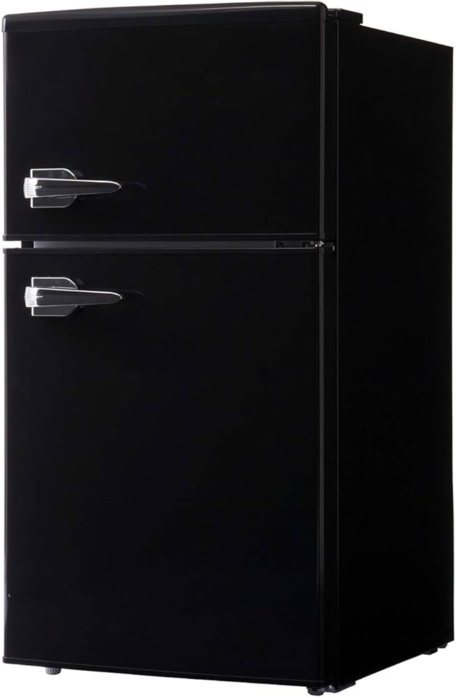 Amazon.co.jp: simplus レトロ 冷蔵庫 85L 2ドア 幅45.3cm 右開き 小型