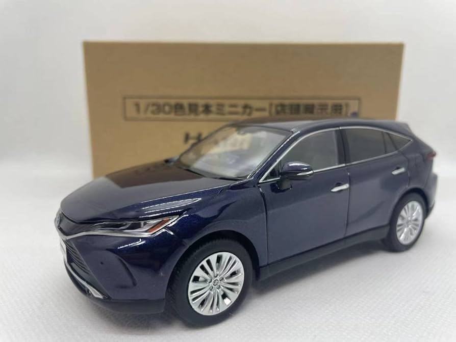 Amazon | 1/30 トヨタ ハリアー TOYOTA HARRIER ダークブルーマイカ