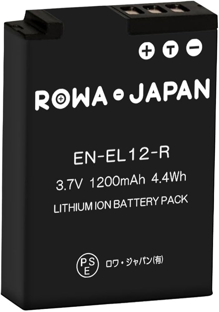 Amazon | NIKON対応 EN-EL12 互換 バッテリー ロワジャパン【PSE基準