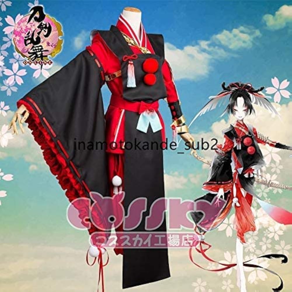 Amazon.co.jp: [2200] 刀剣乱舞-ONLINE 小烏丸 コスプレ衣装+wig