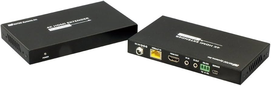 Amazon | ラトックシステム 4K60Hz対応 HDMI延長器(40m) RS-HDEX40-4K