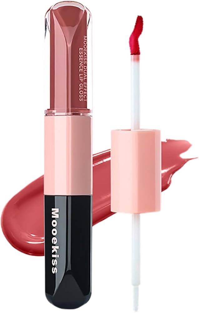 Amazon | Mooekiss リップグロス マットリップ 2in3 リップ 落ちない