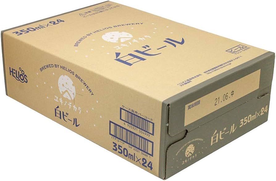 Amazon.co.jp: ヘリオス ユキノチカラ 白ビール [ 日本 350ml×24本