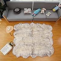 Amazon｜ムートンラグ 天然大判本物の毛皮 ラグムートン マット