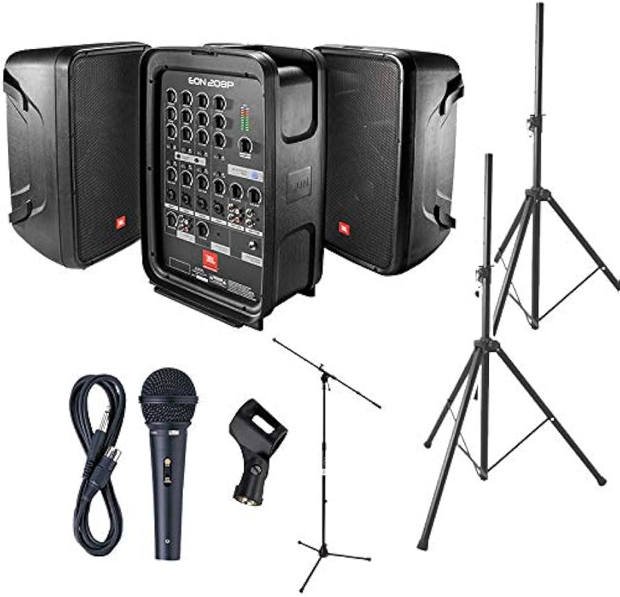 Amazon | JBL EON208P ポータブルPAシステム Bluetooth対応 (イベントA