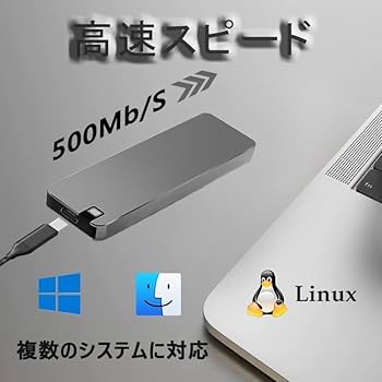 Amazon | 外付けSSD 16TB 高速読み出し速度500MB /S USB3.2Gen1 Type-c