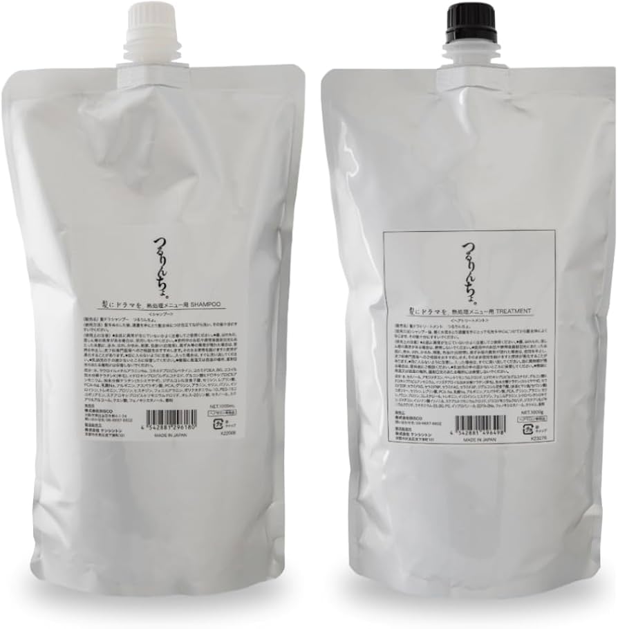 Amazon | まとめ買い つるりんちょセット シャンプー 1000ml & へ