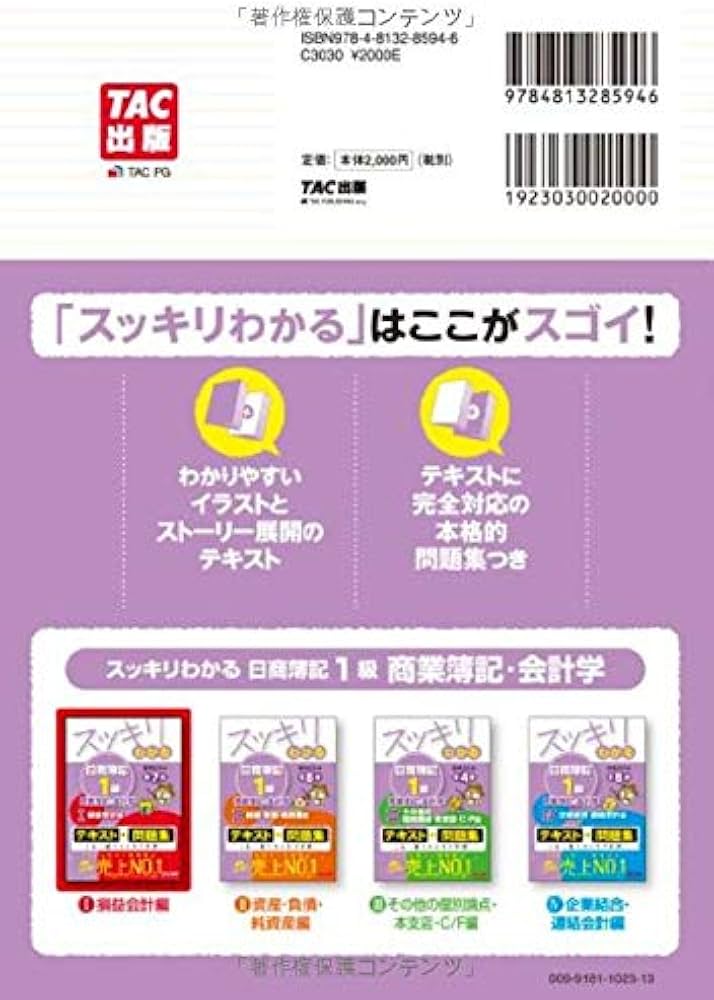 スッキリわかる日商簿記1級 商業簿記・会計学 (1) 損益会計編 第8版
