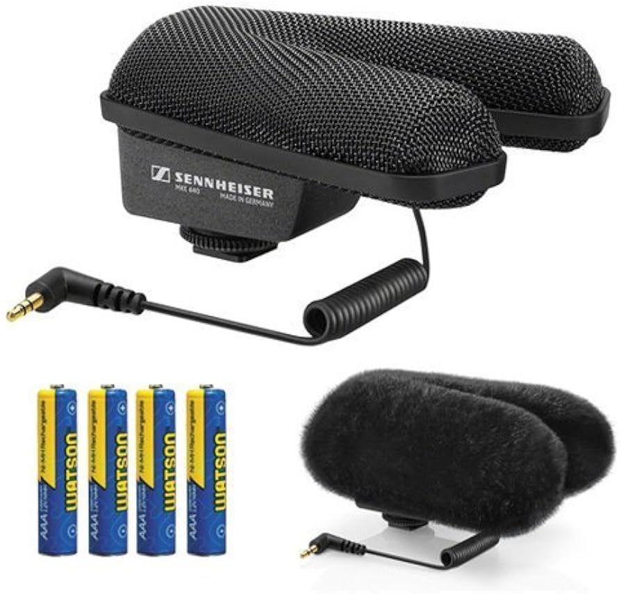 Amazon.com: Sennheiser MKE 440 Stereo Shotgun Microphone Kit with