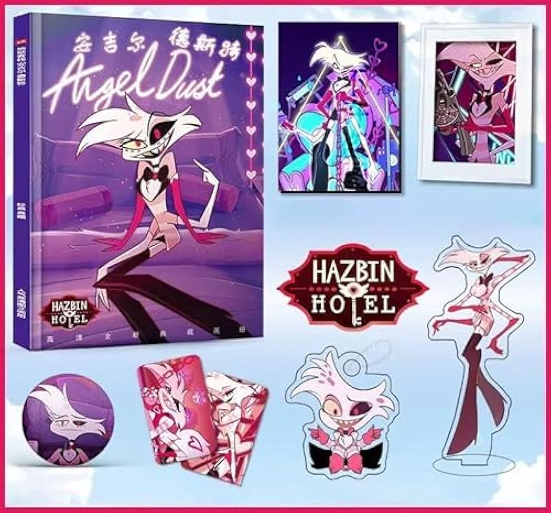 ハズビンホテル エンジェルダスト ぬい 箔押しカード アクスタ