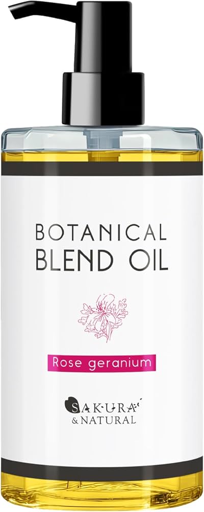 Amazon | SAKURA&NATURAL ブレンドオイル ローズゼラニウム | SAKURA