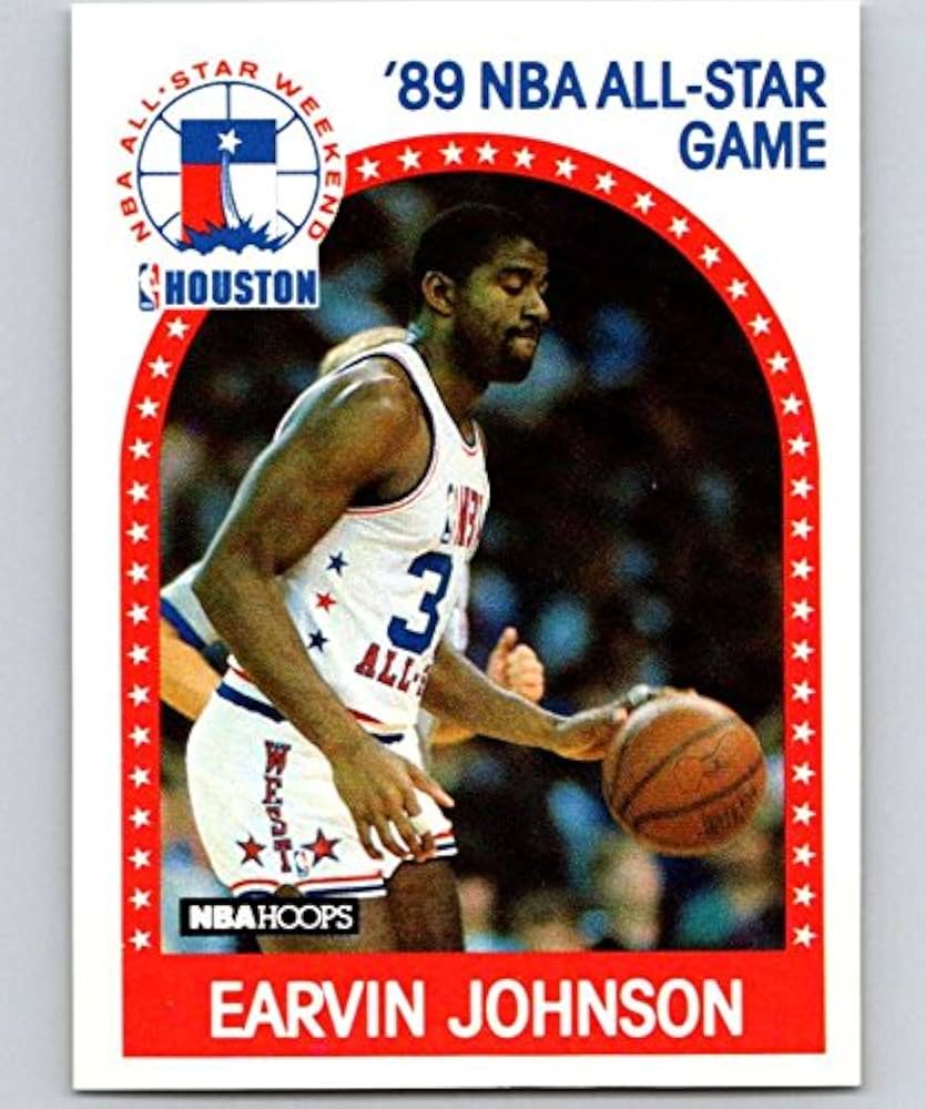 Amazon.com: 1989-90 Hoops Basketball #166 Magic Johnson Los