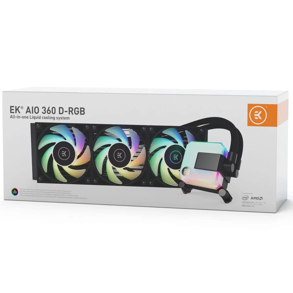 Amazon.co.jp: EK (イーケー) 360mm AIO クーラー D-RGB