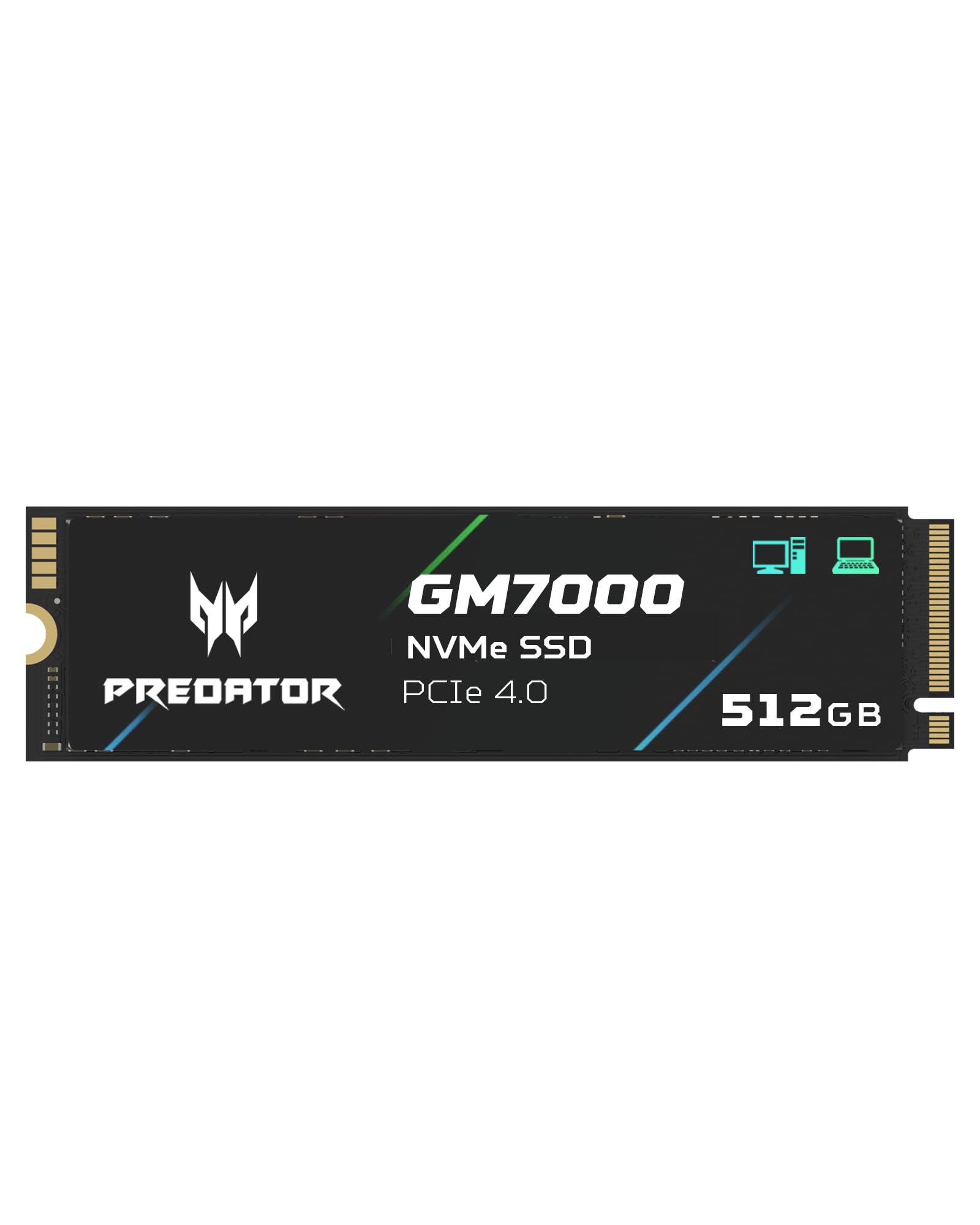acer Predator GM7000 NVMe Gen4 Gaming SSD 512GB, PCIe 4.0, M.2