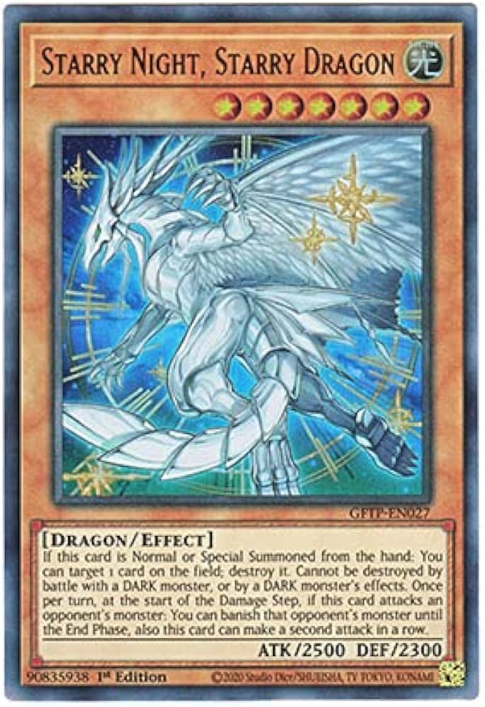 Amazon.co.jp: 遊戯王 英語版 GFTP-EN027 Starry Night, Starry Dragon