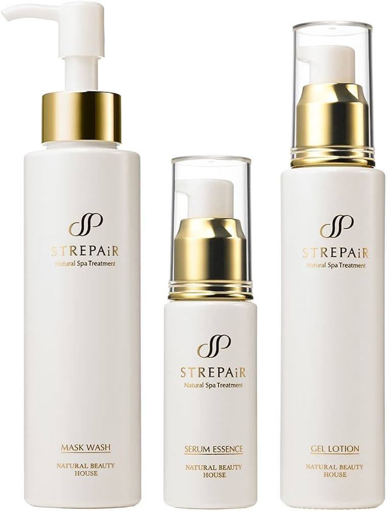 Amazon.co.jp: ストレピア STREPAiR スキンケア基本3点セット マスク