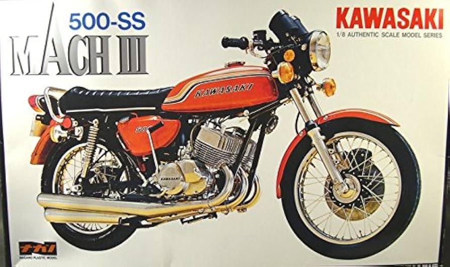 Amazon | 絶版 ナガノ プラモデル 1/8 KAWASAKI カワサキ 500-SS