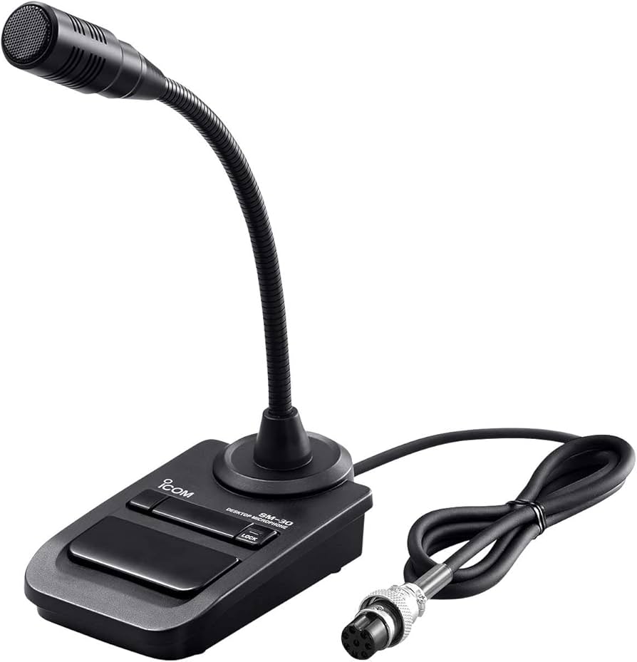 Amazon.co.jp: アイコム SM-30 デスクトップマイクロホン : パソコン