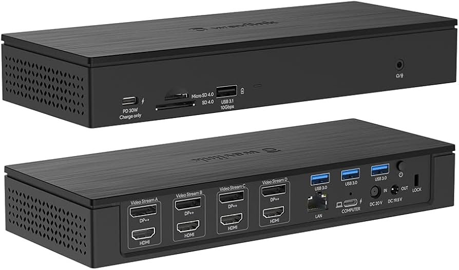 Amazon | WAVLINK USB-C ドッキングステーションクワッド4K デュアル5K