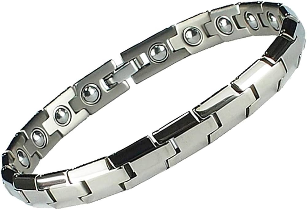 Amazon | ピークパイン 純日本製 ゲルマニウムブレスレット 純チタン製