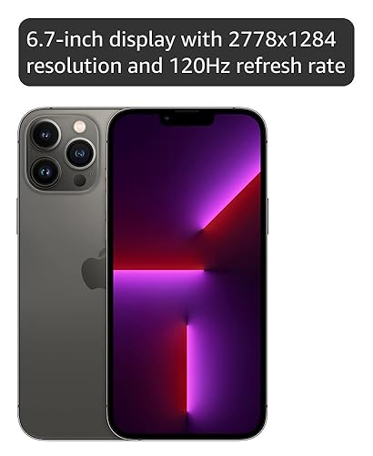 Amazon.com: Apple iPhone 13 Pro Max, 128GB, Graphite - Unlocked