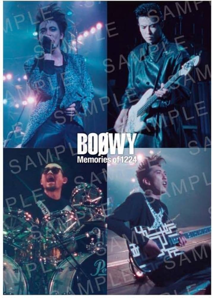Amazon.co.jp: BOOWY Memories of 1224 特典A2ポスター氷室京介布袋