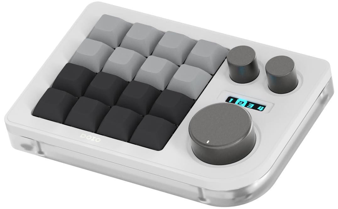 Amazon.com: KEEBMONKEY Megalodon Triple Knob Macro Pad