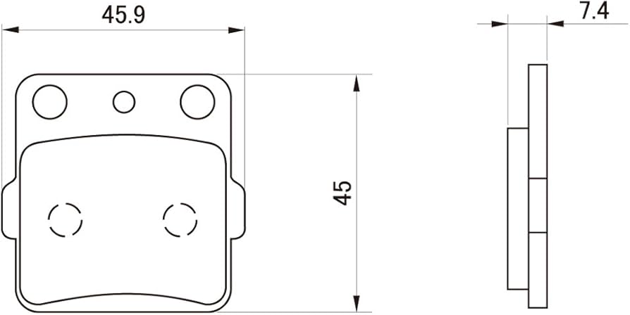 Amazon | デイトナ(Daytona) バイク ブレーキパッド ゴールデンパッドX