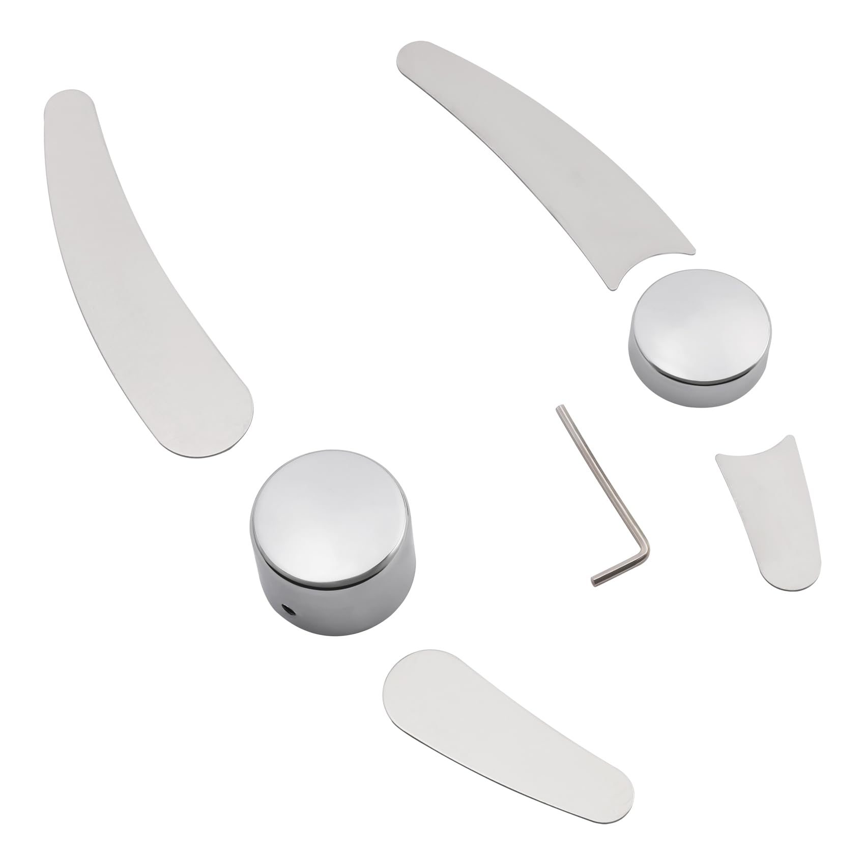 Amazon.com: TCMT Chrome 4PCS Curved Swingarm Frame Insert Pivot