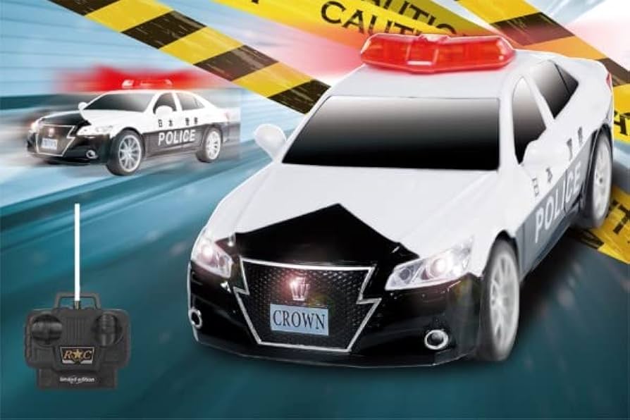 Amazon.co.jp: ハック RCトヨタ・クラウンパトカー HAC3262 : おもちゃ