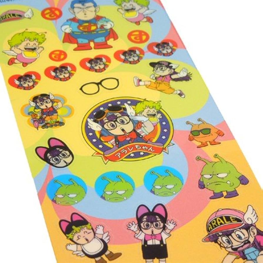 Amazon.co.jp: Drスランプ《アラレちゃん/スタンプ》クリアシール