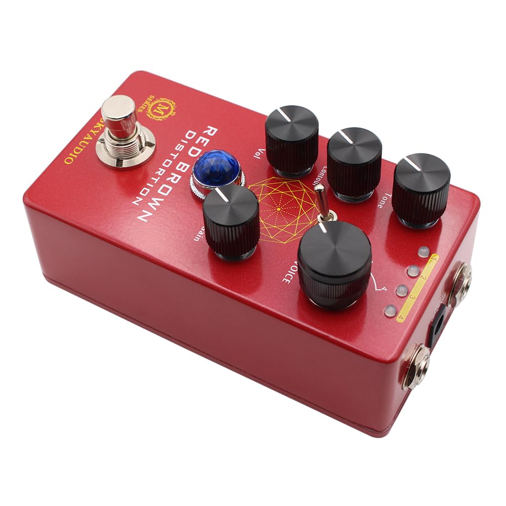 Amazon | Rifftone Mosky Audio Red Brown Distortion w/トグルモード+