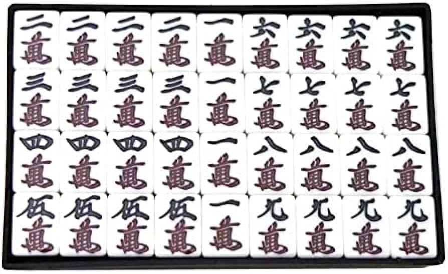 Amazon | 国産手打麻雀牌セット コバルトブルーのくっきり太字の重量