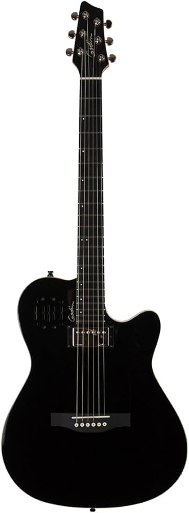Amazon | Godin A6 Ultra Black エレアコギター (ゴダン) | クラシック