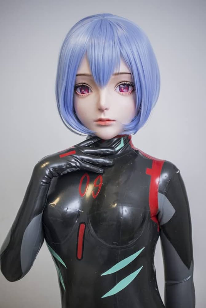 Amazon.co.jp: Full Head Lockable Kigurumi Doll Maskロック可能樹脂