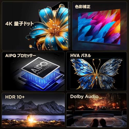 TCL 65T6C（65インチ）｜特徴・価格比較（2025年モデル） | 4Kテレビが