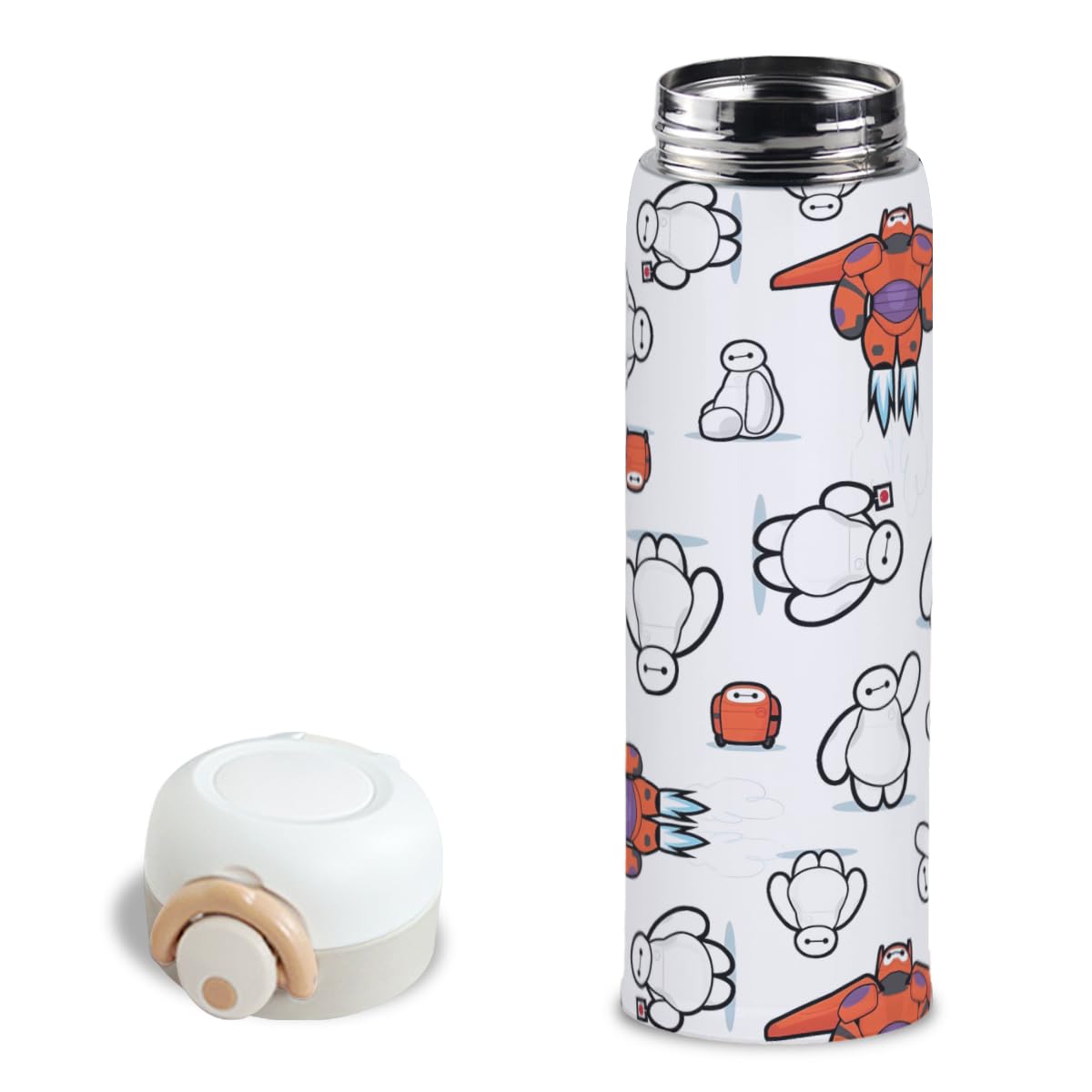 Amazon｜ベイマックス 魔法瓶 水筒 15OZ ステンレス製 マグカップ