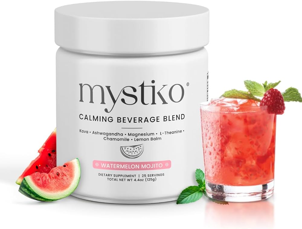 Amazon.com: Mystiko Natural Calming Drink Powder Mix with Kava