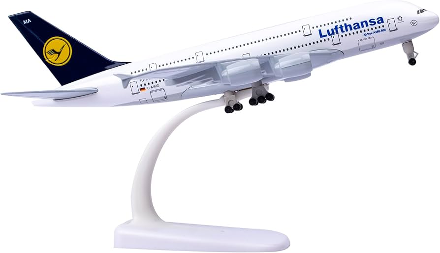 Amazon | Bswath 1:300スケール ドイツ ルフトハンザ A380 模型飛行機