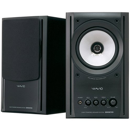 Amazon.co.jp: ONKYO WAVIO 77monitorアンプ内蔵スピーカー 15W+15W GX