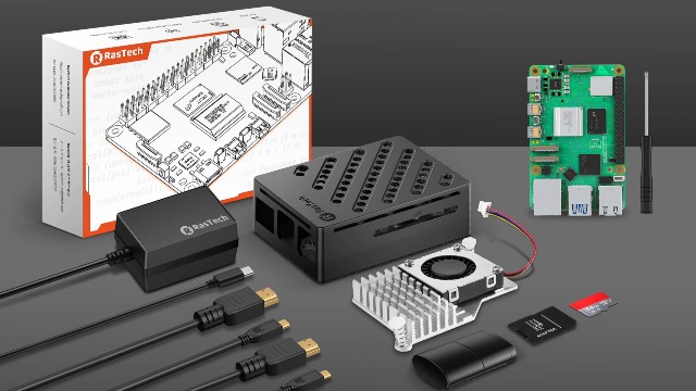 Amazon.co.jp: RasTech Raspberry Pi5 8GB Kit 技適済み raspberry pi5