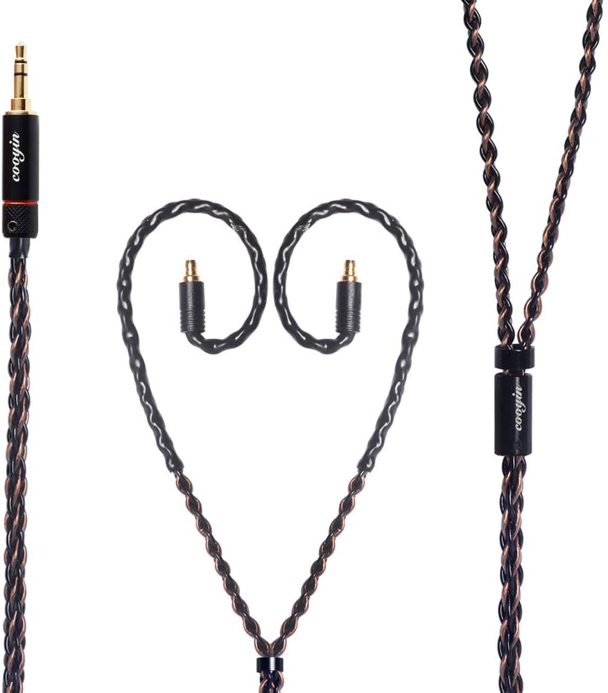 Amazon | cooyin リケーブル イヤホン ケーブル OCC 8芯 単結晶銅と銀